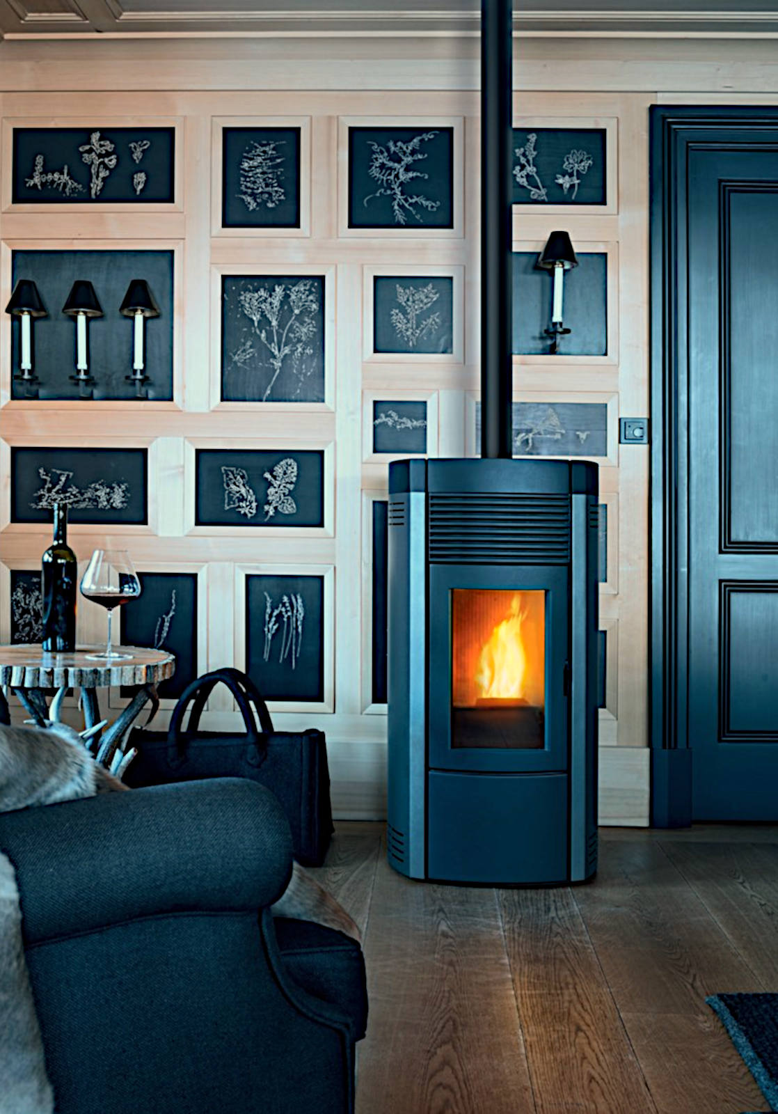 Stufa-a-pelle-Musa-10kW-e-Musa-12-14kW-canalizzabile